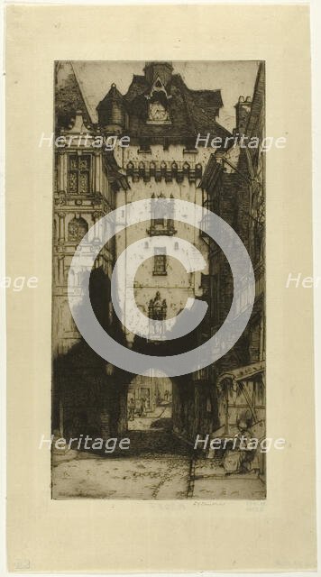 Loches, 1902. Creator: David Young Cameron.