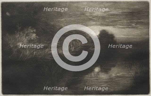 Winchelsea Canal, 1877. Creator: Francis Seymour Haden (British, 1818-1910).