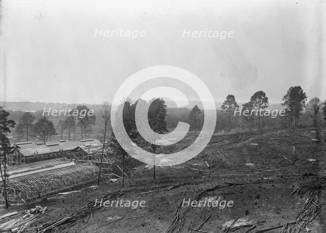 Camp, 1917 or 1918. Creator: Harris & Ewing.