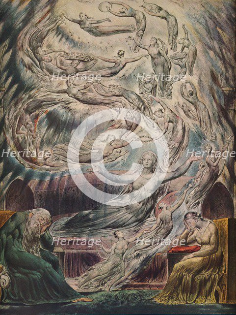 'Queen Katherine's Dream', c1825. Artist: William Blake.