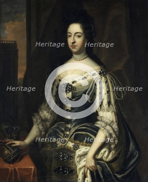 Portrait of Mary II of England (1662-1694).