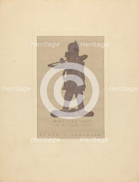 Weather Vane, c. 1936. Creator: Elmer G Anderson.