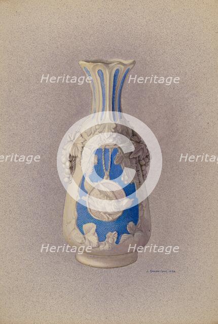Vase, 1938. Creator: J. Howard Iams.