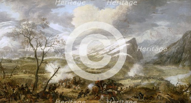 The battle of Rivoli on 14 January 1797 (Detail).
