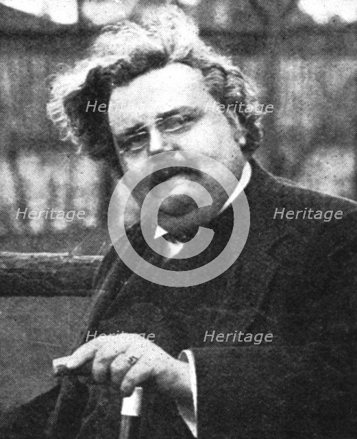 G.K. Chesterton (1874-1936), English writer, early 20th century. Artist: Unknown