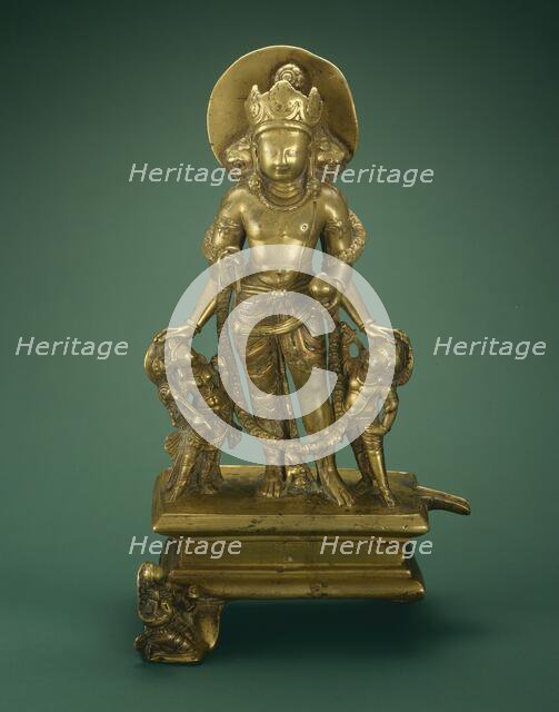 The Hindu God Vishnu, c.850. Creator: Unknown.