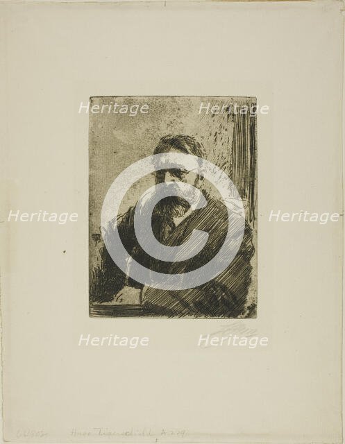 Hugo Tigerschiöld, 1909. Creator: Anders Leonard Zorn.