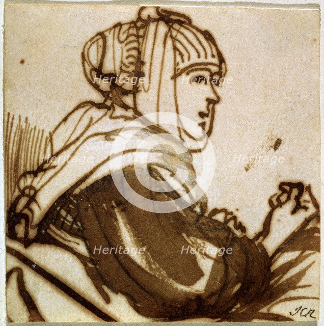 'Saskia', 1633-1634.  Artist: Rembrandt Harmensz van Rijn    