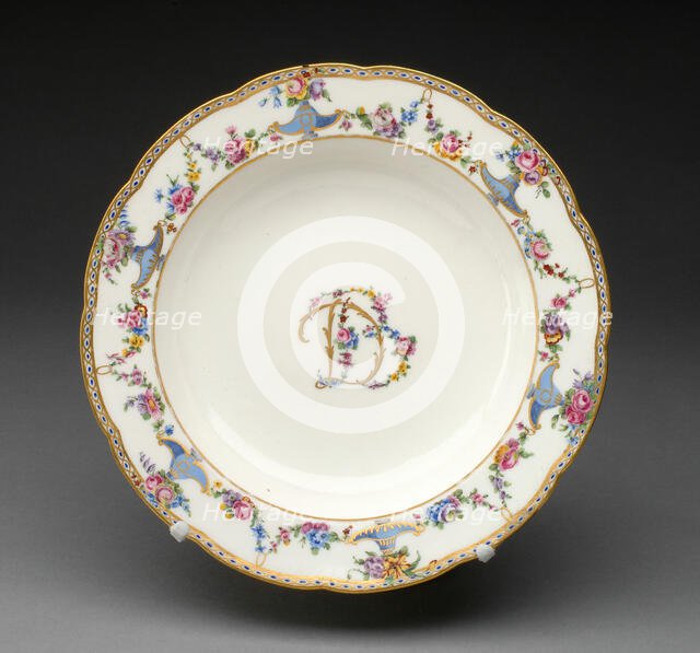 Soup Plate, Sèvres, 1771. Creators: Sèvres Porcelain Manufactory, Nicolas Bulidon.