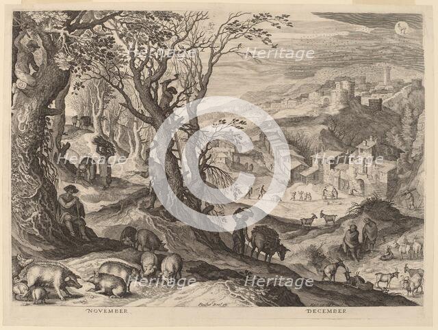 November and December, 1615. Creator: Aegidius Sadeler II.