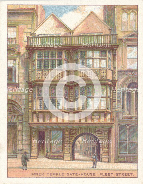 'Inner Temple Gate-House, Fleet Street', 1929. Artist: Unknown.