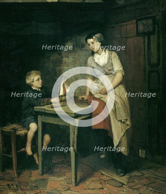 The Fisherman's Children, 1868. Creator: Bernardus Johannes Blommers.