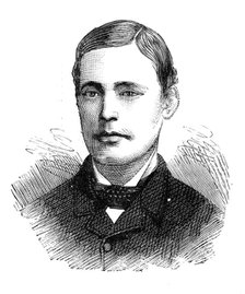 The Universities' Boat-Race: the Cambridge crew, 1881.  Creator: Unknown.