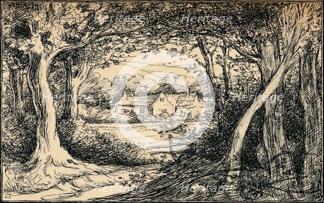 'The End of the Glade, Epping Forest', c1900. Artist: Selwyn Image.