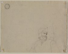 Soldier in a Landscape, second quarter 19th century. Creator: Carl Wilhelm Tischbein (German, 1797-1855).