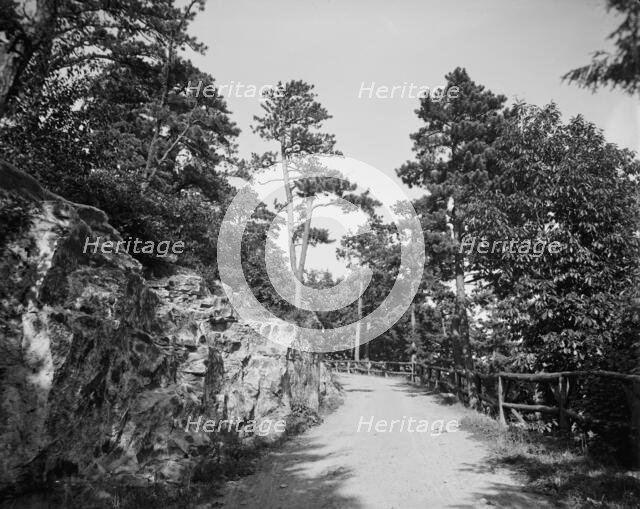Sunset Road, Lake Minnewaska, N.Y., between 1900 and 1905. Creator: Unknown.