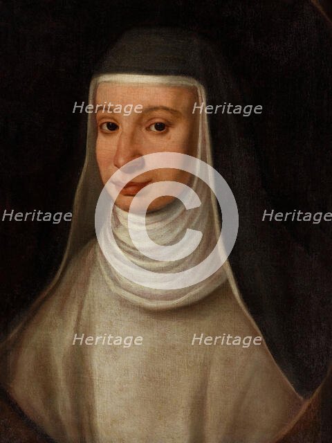 A nun, traditionally identified as Sister Maria Celeste, daughter of Galileo Galilei. Creator: Unknown.