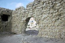 Arch in the seawall of Acre. Artist: Unknown