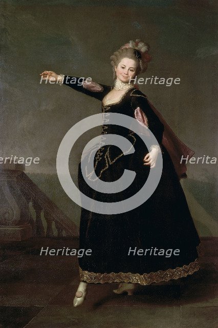 Portrait of Natalia Semenovna Borshcheva (1758-1843), 1776. Artist: Levitsky, Dmitri Grigorievich (1735-1822)