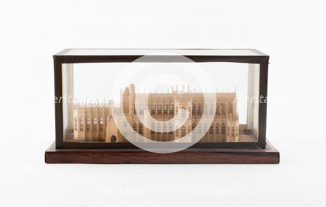 Model of Westminster Hall, England, c. 1830. Creator: Unknown.