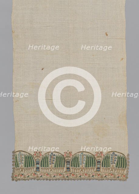 Towel or Napkin, Turkey, 19th century. Creator: Unknown.