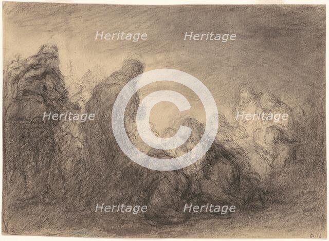 Group of Figures, early 19th century. Creator: Robert Walter Weir.