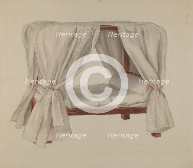 Doll Bed, c. 1937. Creator: Lillian Causey.