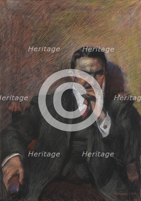 Portrait of Innocenzo Massimino, 1908. Creator: Boccioni; Umberto (1882-1916).