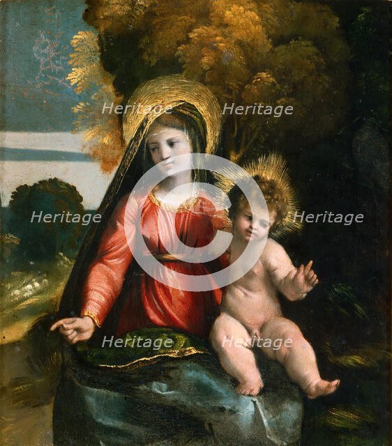 Madonna and Child, ca 1517. Creator: Dossi, Dosso (ca. 1486-1542).