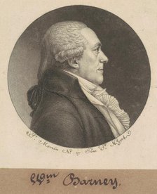 William Stevenson Barney, 1798. Creator: Charles Balthazar Julien Févret de Saint-Mémin.