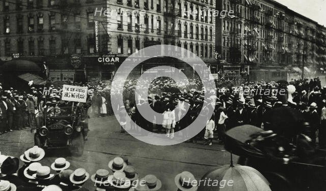 UNIA Parade, organized in Harlem, 1920. Creator: Unknown.