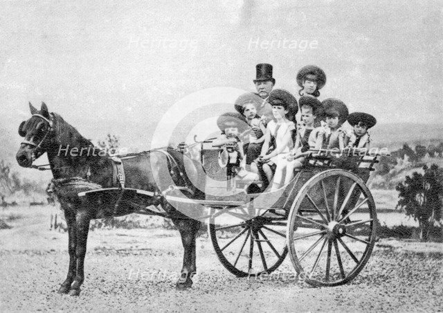 Ferdinand de Lesseps, French diplomat and entrepreneur, 1875. Artist: Unknown