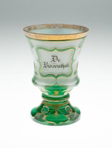 Beaker, Bohemia, c. 1840. Creator: Bohemia Glass.