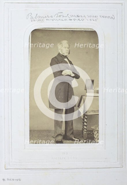 Henry John Temple, 1860-69. Creator: Henry Hering.