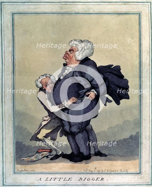 'A Little Bigger', 1791.  Artist: Thomas Rowlandson