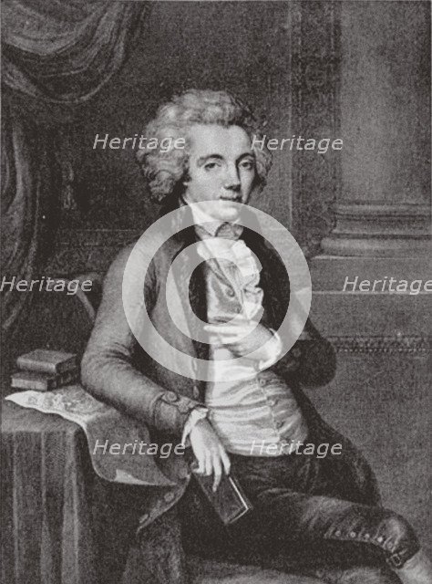 Portrait of Count Pavel Martynovich Skavronsky (1757-1793), 1791. Artist: Morghen, Guglielmo (1758-1833)