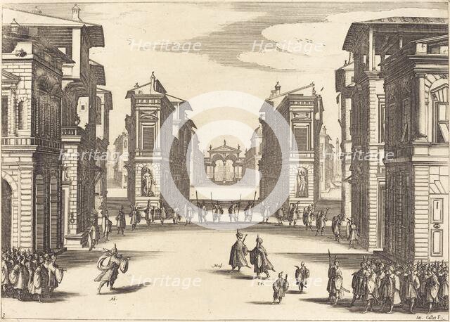 Solimano, Act III, 1620. Creator: Jacques Callot.