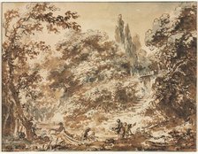 Scene in a Park, c. 1760. Creator: Jean-Honoré Fragonard (French, 1732-1806).