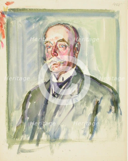 Sketch for a Portrait, c1910s. Creator: Verner Thome.