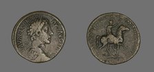 Sestertius (Coin) Portraying Emperor Commodus, December 179-December 180. Creator: Unknown.