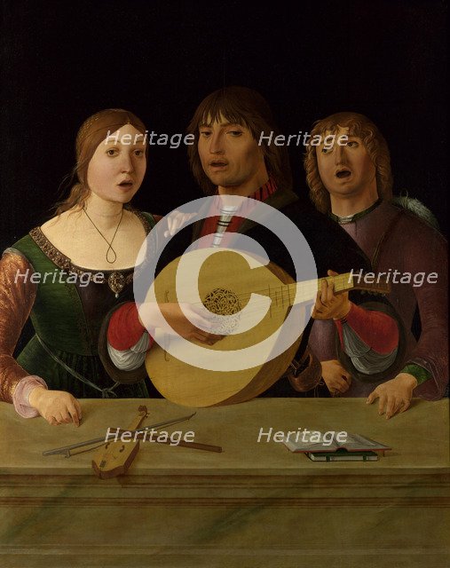 A Concert, c. 1490. Artist: Costa, Lorenzo (1460-1535)