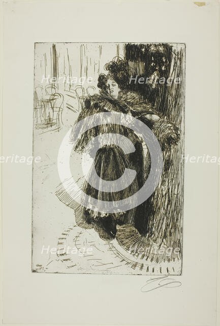 Effet de Nuit III, 1897. Creator: Anders Leonard Zorn.