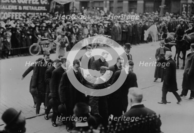 Funeral of J.S. Sherman, 1912. Creator: Bain News Service.