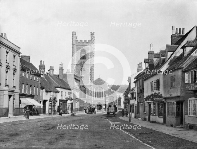Hart Street, Henley-on-Thames, Oxfordshire, 1890. Artist: Henry Taunt.