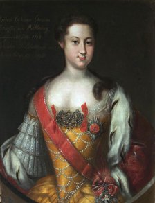 Anna Leopoldovna, Grand Duchess and Regent of Russia', (1718-1746), 1732. Creator: Wedekind, Johann-Heinrich (1674-1736).