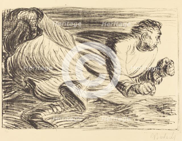 The Raging Barbarian, c. 1916/1917. Creator: Ernst Barlach.