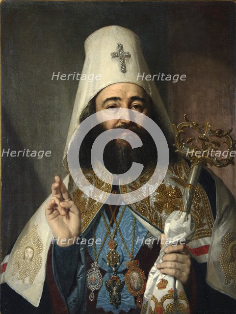 Portrait of Catholicos-Patriarch of All Georgia Anton II', (1788-1811), 1811. Creator: Borovikovsky, Vladimir Lukich (1757-1825).
