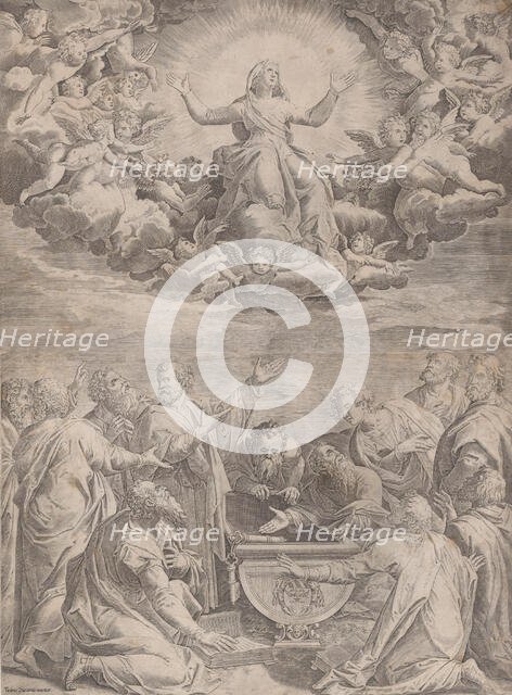Assumption of the Virgin, 1574-99. Creator: Aliprando Caprioli.