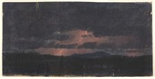 Storm over Hudson Valley, 1867. Creator: Frederic Edwin Church.
