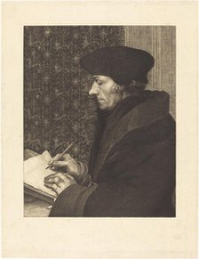 Erasmus, 1863. Creator: Felix Bracquemond.